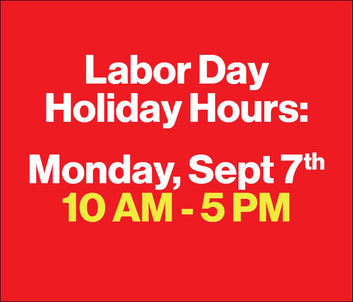 Labor Day Hours 2026